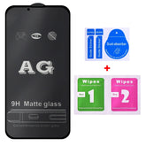 AG Mattierte, gefrostete Vollabdeckungsfolie aus gehärtetem Glas, für iPhone 13 mini (1 PC), für iPhone 13 / 13 Pro (1 PC), für iPhone 13 Pro Max (1 PC)